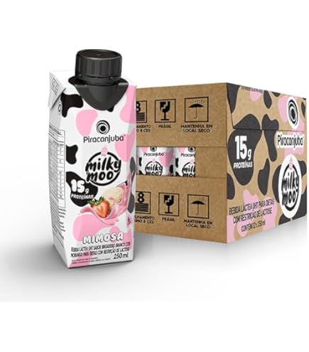 Bebida Mimosa Whey Milky Moo 15g de Proteina - kit com 6 unidades